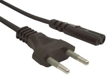 Gembird kabel síťový napájecí 2pin Schuko / 1.8m