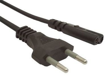 Gembird PC-184-VDE / kabel síťový napájecí 2pin Schuko / 1.8m
