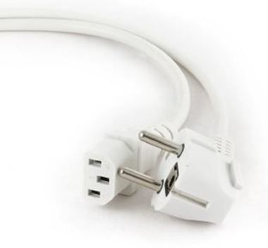 Gembird kabel síťový VDE 1.8 m bílá
