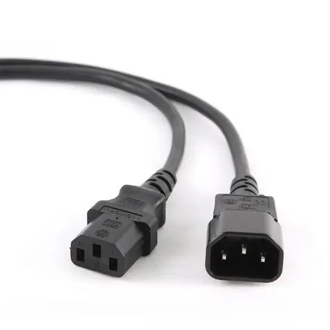 Gembird kabel síťový prodlužovací IEC320 C13/14 1.8 m / VDE certifikace 