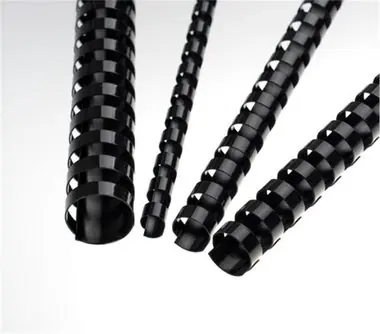 Fellowes Plastové hřbety 8 mm černá