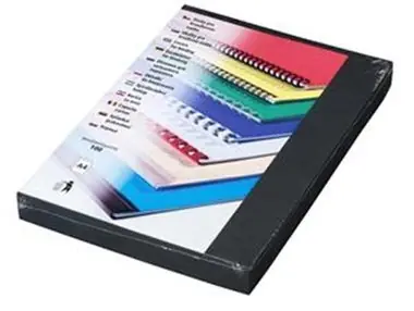 Fellowes Kartonové desky Delta A4 černá / 250g