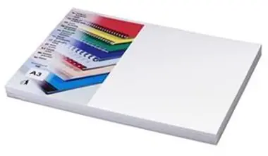 Fellowes Kartonové desky Chromo A3 / 250g / bílá