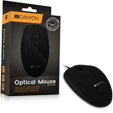 CANYON CNE-CMS1 / myš / optická / 800dpi / USB / černá
