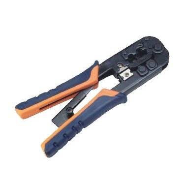 DATACOM Konektorovací kleště PROFI (NJNDTC1003) / 8P+6P OR/BL račna / (RJ45/12/11)