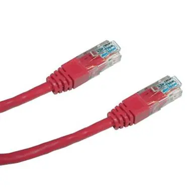 DATACOM Patch kabel UTP CAT5E 3m červená