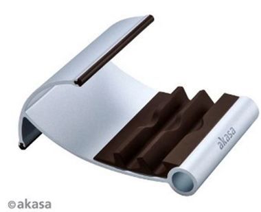 AKASA AK-NC054-BR Tablet and iPad stand / stojánek pro tablet i iPad / tři sledovací úhly / hnědý
