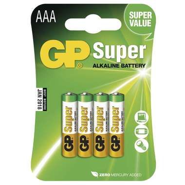GP AAA Super alkalická - 4 ks