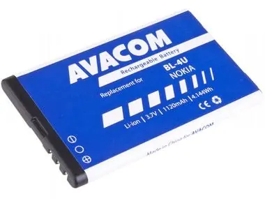 AVACOM Baterie pro Nokia 5530/CK300/E66/5530/E75/5730 / Li-Ion / 3.7V / 1120mAh (náhrada BL-4U)