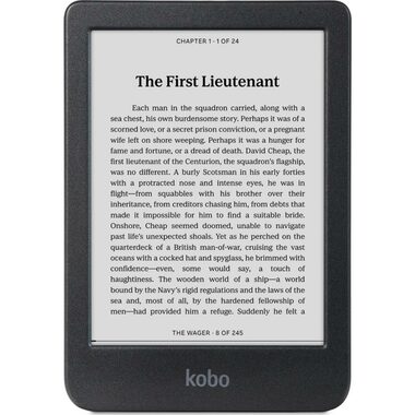 Kobo Clara BW černá / Čtečka e-knih / 6" / E-ink / 1072×1448 / 16GB / Wi-Fi / BT / USB-C