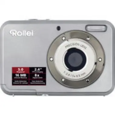 Rollei Compactline 52 / 5Mpix / 2,4" LCD / HD video / 8x Zoom / SD až 8GB / Stříbrný