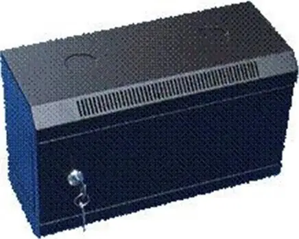 DATACOM 10" rack jednodílný 4U 140 (plechové dveře) černé