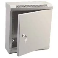 DATACOM 10" rack jednodílný 9U 280 (plechové dveře) šedé 