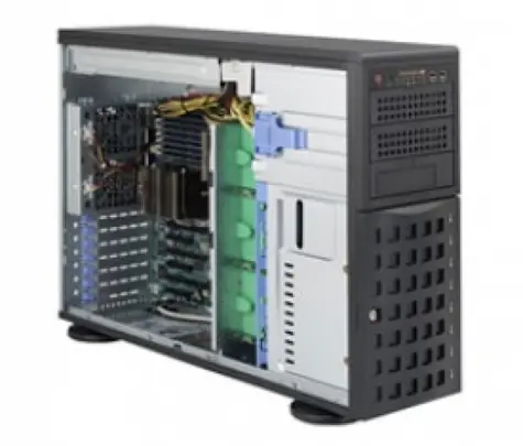 SUPERMICRO 745TQ-920B / 2x Intel Xeon Silver 4216 2.1GHz / 512GB RAM / 4U / 3x5.25" / 8x3.5"/ 6xPCI-E / RTX 3090 24GB 