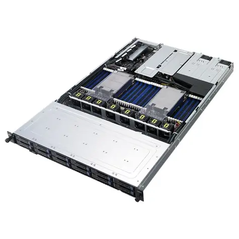 ASUS RS700A-E9-RS12V2 server černá / AMD EPYC 7002 / AMD 2x SP3 / 32x DDR4 / 12x SATA / LAN / USB / 1U