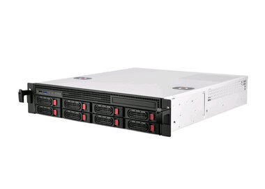 SilverStone RM21-308 Rackmount Storage / 2U / M-ATX / 1x USB 3.0 + 1x USB 2.0 / 3x 80mm / 8x 3.5/2.5" / 1x 5.25" 
