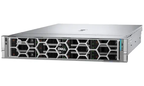 DELL PowerEdge R570 / Xeon 6507P / 32GB / 1x 960GB SATA / 2x 1100W / H965i / iDRAC 10 Ent. 17G / 3Y