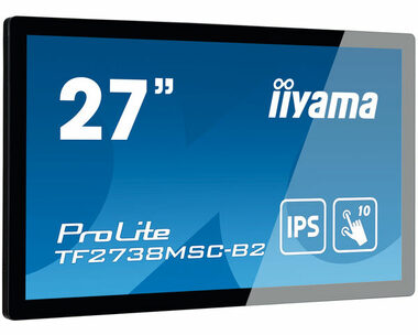27" IIYAMA PROLITE TF2738MSC-B2 / Open Frame / IPS LED / FHD / 500cd / 1000:1 / DP / DVI / HDMI / USB / repro / dotyko