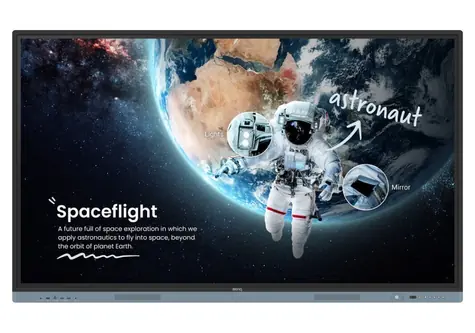 65" BenQ RM6504 šedá / 3840x2160 T / IPS / 16:9 / 8ms / 1200:1 / 450cd-m2 / HDMI+DP+VGA / NFC / VESA / Android 13 