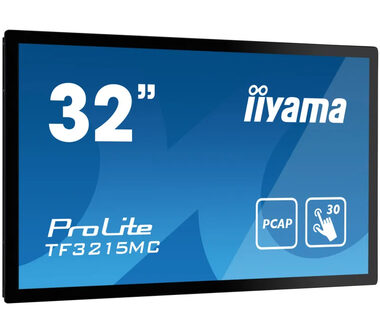 31.5" IIYAMA ProLite TF3215MC-B2 / IPS / 1920 x 1080 / 16:9 / 8 ms / 460 cd / 3000:1 / DP+HDMI+VGA