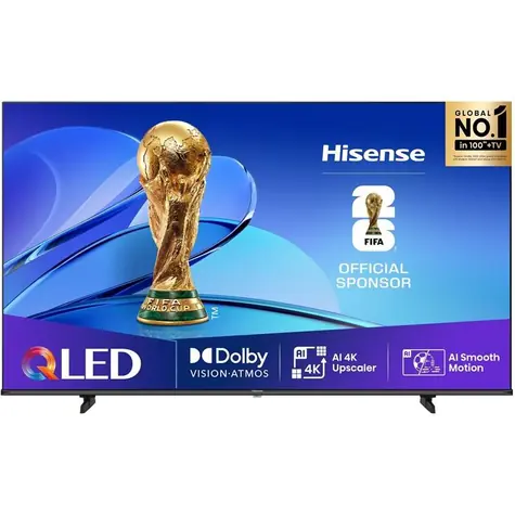 55" Hisense 55E7Q černá / UHD / QLED / HDMI / USB / CI+ / LAN / Wi-Fi / DVB-T2&C&S2 / 20W repro
