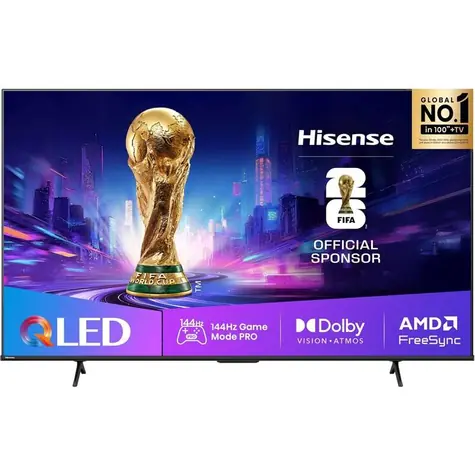 65" Hisense 65E7Q PRO černá / UHD / QLED / HDMI / USB / CI+ / LAN / Wi-Fi / DVB-T2&C&S2 / 20W repro
