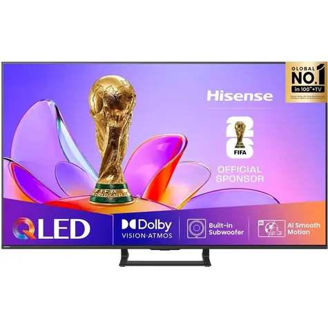50" Hisense 50A7Q černá / UHD / QLED / HDMI / USB / CI+ / LAN / Wi-Fi / DVB-T2&C&S2 / 40W repro