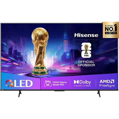 85" Hisense 85E7Q PRO černá / 4K / LED / HDMI / USB / LAN / Wi-Fi / BT