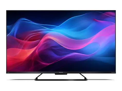 43" SHARP 43GR8265E černá / 3840 x 2160 / QLED / HDMI / USB / Wi-Fi / DVB-T&T2&C&S&S2 / repro 24W