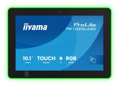 10.1" IIYAMA ProLite TW1025LASC-B3PNR černá / LED / IPS / 1280 x 800 / 16:10 / 25 ms / 1000:1 / 450cd-m2