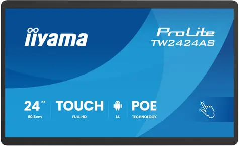 23.8" IIYAMA ProLite TW2424AS-B3P černá / LED / IPS / 1920 x 1080 / 16:9 / 14 ms / 1000:1 / 450cd-m2
