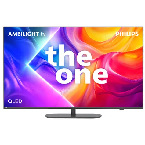 50" PHILLIPS 50PUS9010/12 černá / 4K UHD / QLED / LAN / Wi-Fi / DVB-T2/S2/C / Titan OS / 2x10W repro