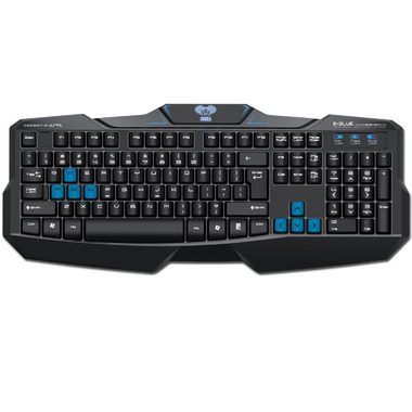 E-BLUE Cobra EKM746 černá / Herní klávesnice / drátová (USB) / CZ / SK