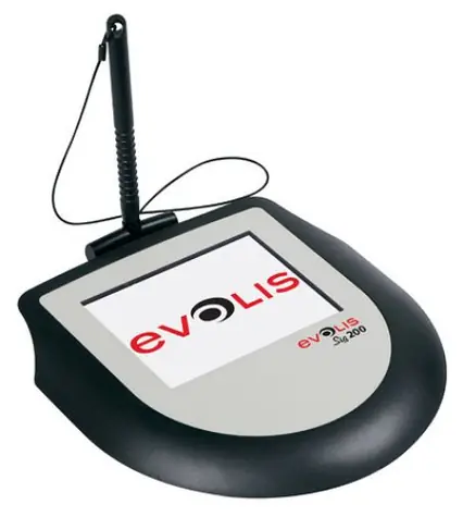 Evolis Sig200 / Touchpad podložka pro digitální podpis / 12.7 cm (5") / USB 2.0 