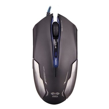 E-Blue Cobra EMS653 černá / herní optická myš / 6tlačítek / 1 kolečko / drátová (USB) / 3000DPI 