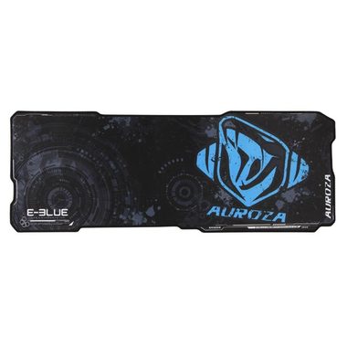 E-Blue Auroza XL černo-modrá / Herní podložka pod myš / 80x30 cm / 3 mm