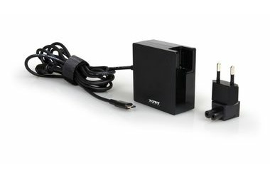 PORT CONNECT EU + UK napájecí adaptér k notebooku 65W / 5-20V / 3-3.2A / USB-C konektor
