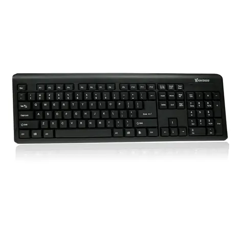 VAKOSS TK-103PK černá / drátová klávesnice / USB / 1.4m