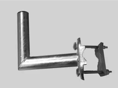 OEM držák antény balkónový 30 cm - žárový zinek