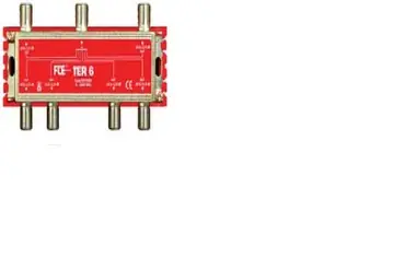 FTE rozbočovač TER 6, 5-1000 MHz