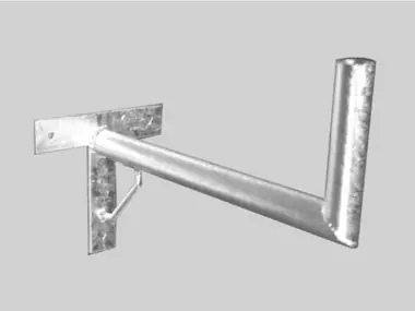 OEM držák antény na zeď 60 cm s podpěrou - žárový zinek