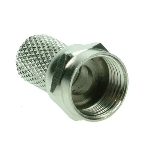 Solight SSN6100E anténní F-konektor 10ks / šroubovací / průměr: 6.5mm / sáček
