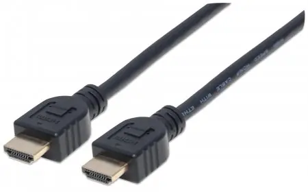 Manhattan kabel do zdi HDMI-HDMI 8m / Ethernet / stíněný / černý 