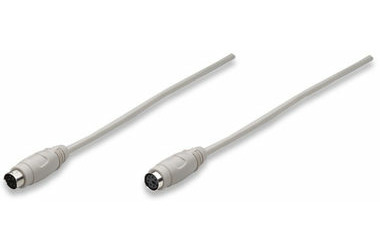 Manhattan mini-DIN 6M > miniDIN 6F / stíněný / 3m