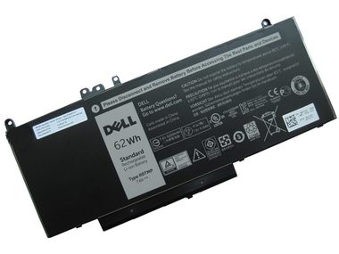 DELL Baterie 4-cell 62Wh / Li-Ion / 4článková / pro Dell Latitude E5270, E5470, E5570