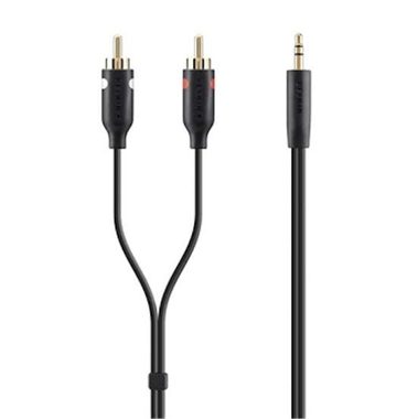 Belkin Audio kabel 1 x 3.5mm - 2 x RCA 2m / portable Y 