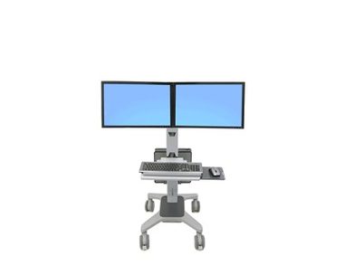 ERGOTRON Neo Flex Dual WideView WorkSpace / nastavitelná pracovní stanice / nosnost 5.4-18kg / zvýšení 51cm / sklon 90°