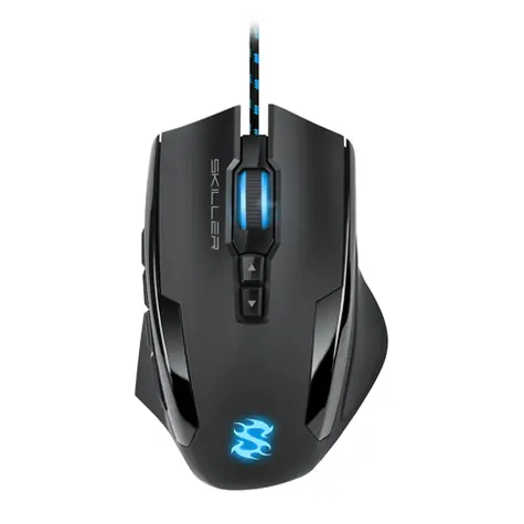 Sharkoon Skiller SGM1 černá / herní optická myš / 10 800 dpi / 12 tlačítek / USB