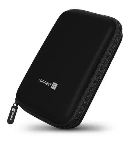 CONNECT IT HardShellProtect pevné skořepinové ochranné pouzdro na 2.5" HDD černá