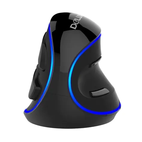 DELUX M618 Plus Blue optická myš / vertikální / 1600DPI / USB